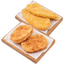 Kabeljauwburger of kabeljauwschnitzel